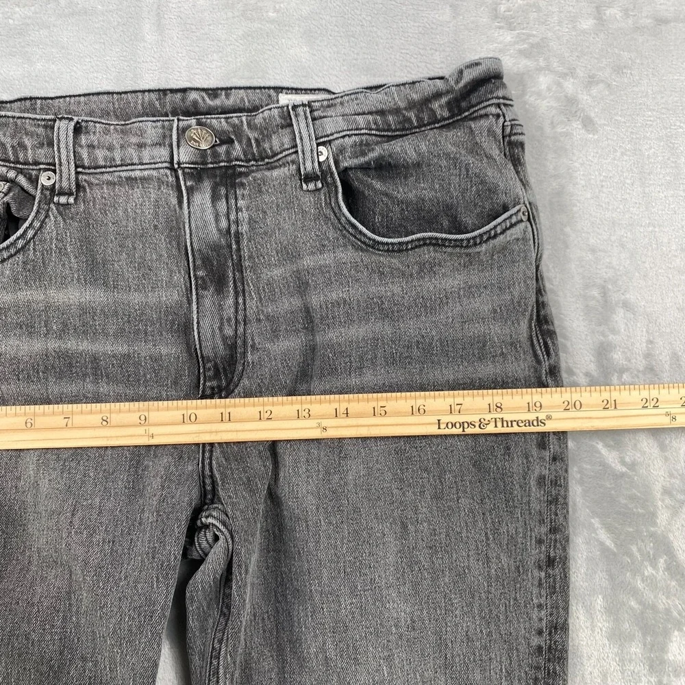 Rag & Bone Jeans Women's 33 Dark Gray Peyton Mid Rise‎ Bootcut Denim